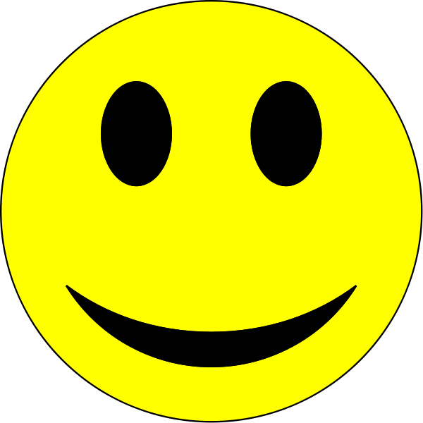 clipart yellow happy face - photo #20